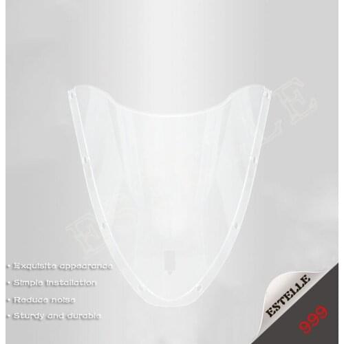 Motorcycle sports windshield front windshield sun visor for Ducati 999 749 2003-2006 double bubble windshield windshield airflow