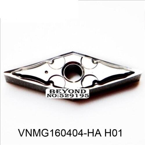 Korloy VNMG160404-HA H01 Original Blade Carbide Turning Inserts VNMG 160404 for Aluminum and Copper Lathe Knife CNC Lathe Cutter