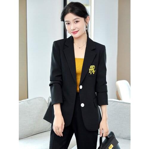 Plus 3XL 4xl5xl Caramel womens suit two piece elegant office coat and pants womens professional clothing