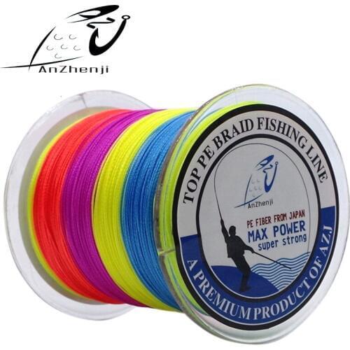 300M PE line 8 strands deep sea Saltwater Multifilament Braided Fishing Line for Fly carp Ice fishing 20LB -200LB multifilamento