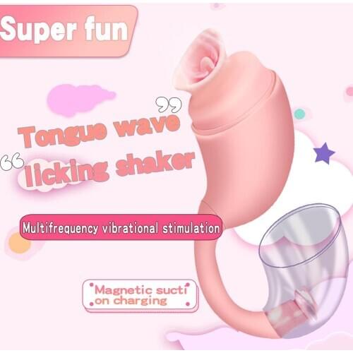 7 Frequency G Spot Vibrator Sex Toys for Woman Clitoris Breast Enlarger Sex Toys Tongue Vibrator Adult Toy