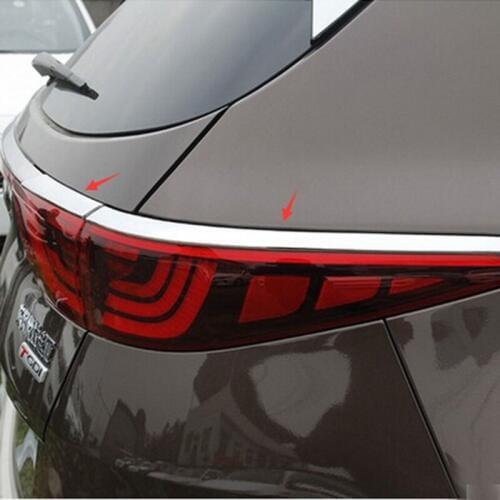 Car ABS Chrome Rear Tail Lamp eyebrow sticker Trim For 2016-2017 LHD Kia Sportage 2018
