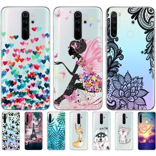 For Redmi Note 8T Case cover phone Silicon soft coque For Redmi Note 8 global redmi Note 8 pro bumper for xiaomi cartoon cases