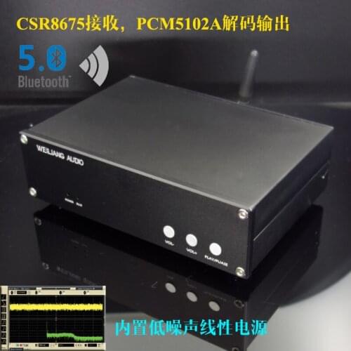 30A CSR8675 Bluetooth 5.0 receiver decoder DAC linear power supply support LDAC