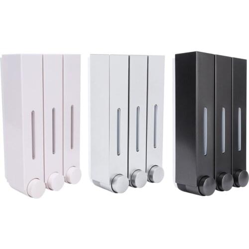 Soap Dispenser Wall Mount Shower Liquid Soap Dispenser Shampoo Dispensers Press Type For Guesthouses Hotels Airports KTV Schools