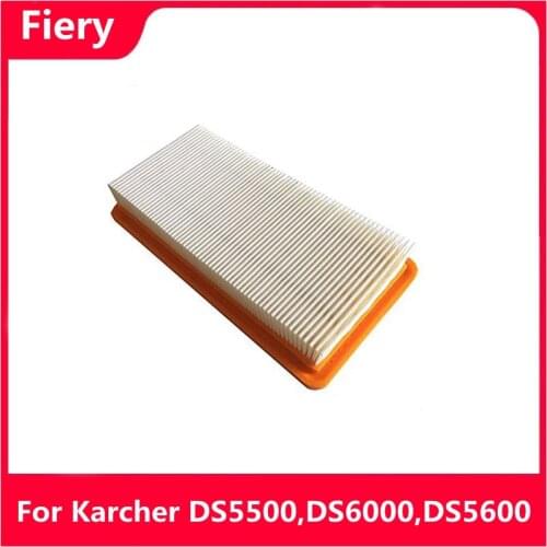 2pcs/Lot Washable Karcher Filter for DS5500,DS6000,DS5600,DS5800 Robot Vacuum Cleaner Parts Karcher 6.414-631.0 Hepa Filters
