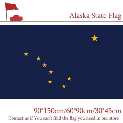 Alaska State Flag 90*150cm/60*90cm/30*45cm America For Celebratio Decoration