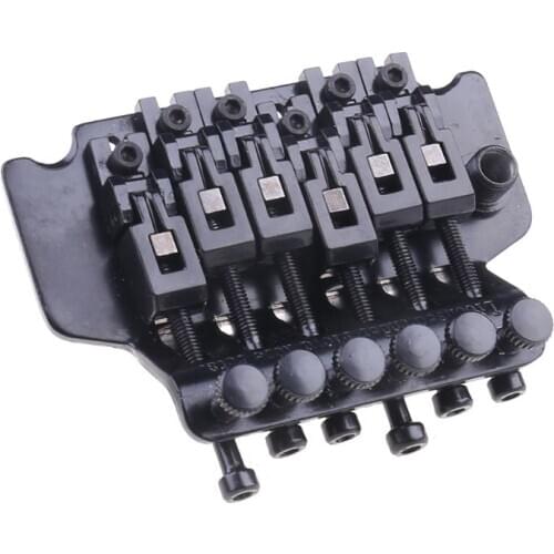 Floyd Rose Double Locking Tremolo System Bridge for Electric Guitar Parts Black R66E