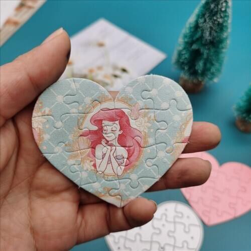 Heart shaped puzzle die Metal Cutting Dies cut die decoration Scrapbooking Album Paper DIY Card Craft Embossing Die Cuts