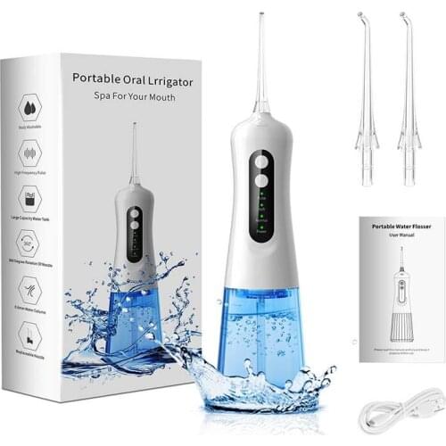 Wireless Oral Irrigator Portable Floss Usb Rechargeable Big Water Tank Waterproof Teeth Cleaner Dental Water Jet Forwarding