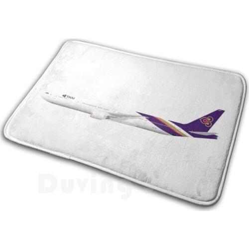 In Uniform-B777-Thai Airways Carpet Mat Rug Cushion Soft Thai Airways Aviation Boeing 777