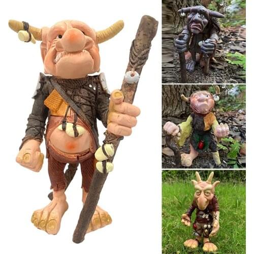 Creative Garden Ornament Painted Resin Crafts Personalized Statue for Home Courtyard Lawn Decoration SDF-SHIP