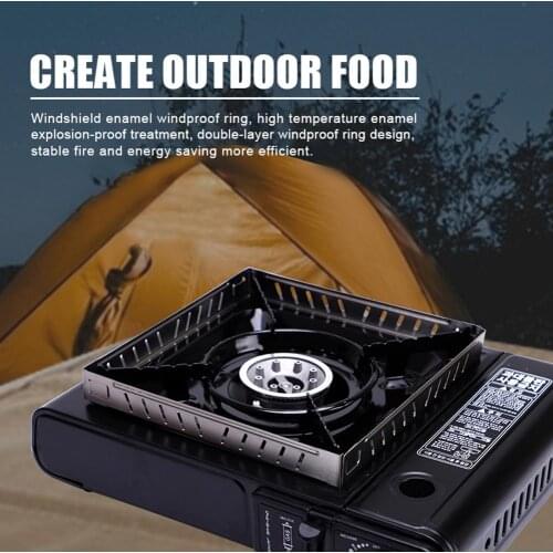 2.9KW Outdoor Goods Cassette Stove Grill Set Gas Stoves Gas Stoves Alloy Burner Stainless Steel Grill For Picnic Camping