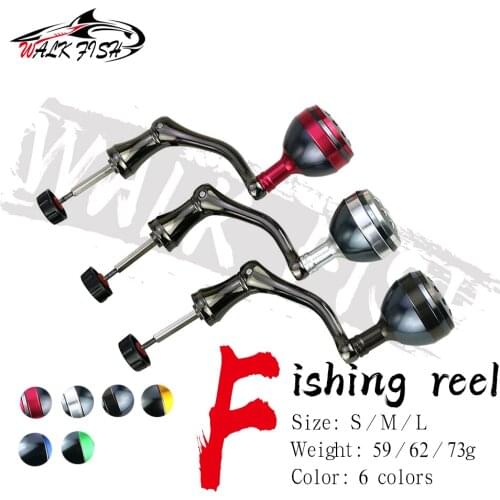 WALK FISH Metal Rocker Arm All-metal Fishing Reel Spinning Reel Handle Grip For Fishing Reel Replacement Fishing Parts