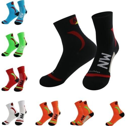 New Cycling Socks Men Women Sports Outdoor Black White Breathable Road Bikes Socks Running Sport Socks