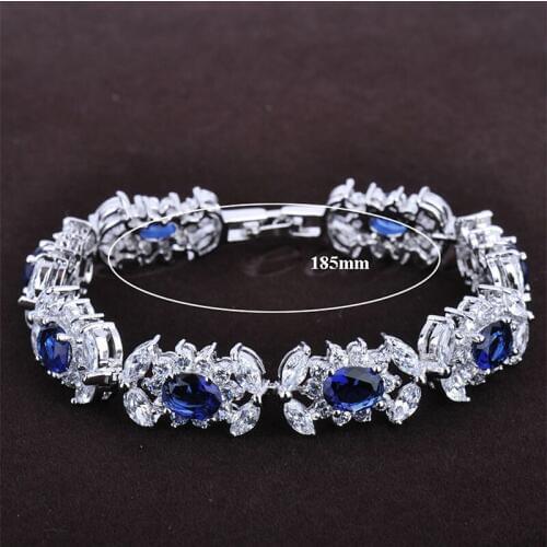 New Style GOLA Famous brand Oval cut CZ Stone Luxury Bracelets GLS0243