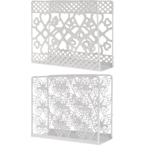 Metal Napkin Serviette Holder Dispenser Paper Tissue Rack Home Party Table Decor