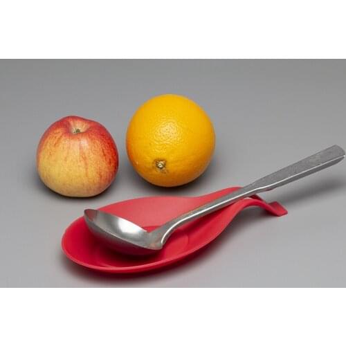 1pcs 9.5*19.5cm Hot Silicone Spoon Mat Holder Pad Heat Resistant Placemat Eggbeater Accessory For Kitchen,Kitchen Accessories