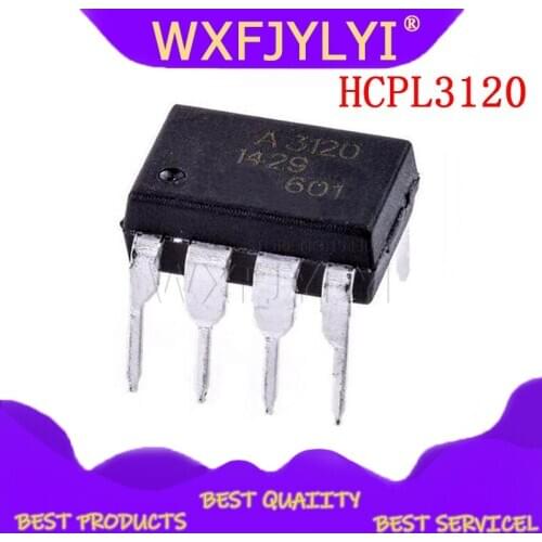 10pcs/lot Optocouplers HCPL-3120 HCPL3120 3120 A3120 DIP8 new original LCD power management chip