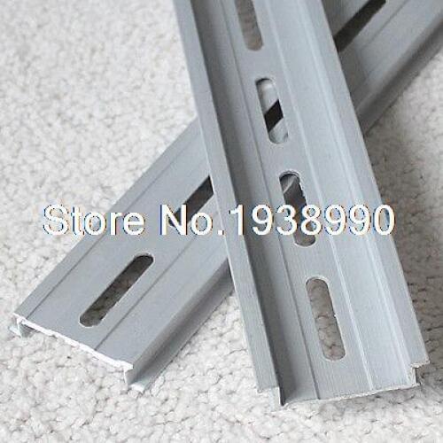2pcs 0.5 Meter Aluminum Slotted DIN Rail