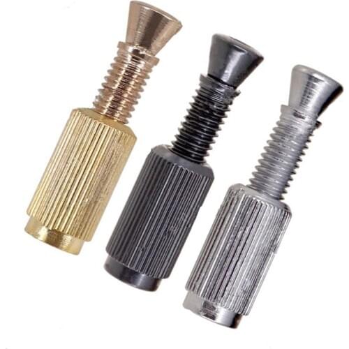 2Pcs Tremolo Bridge Studs & Anchors for Electric Guitar accessories parts Musical instrument Chrome Black Gold for Choose