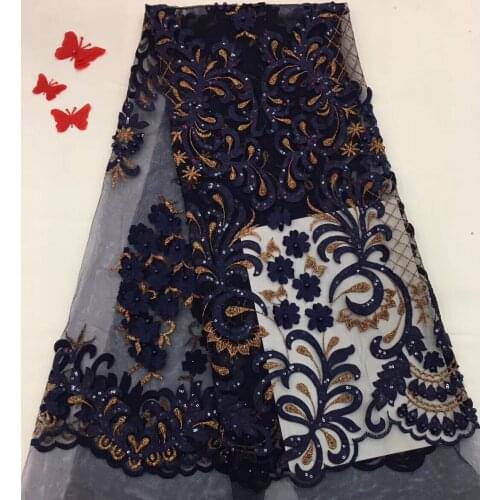 2018 Embroidered French Laces Fabric High Quality French Tulle Lace Fabric For Wedding Party Dress Green Sequins Lace RF2749