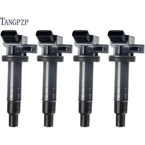 4pcs Ignition Coil for TToyota Corolla Celica CChevy Prizm PPontiac Vibe Matrix MR2 Spyder 1.8L UF247 / 9091902239 / 90919-02239