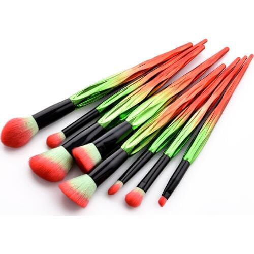 Diamond Makeup Brushes Purple Red Very Soft Foundation Powder Brush for highlighter blusher Eye Shadow Eyebrow Tools Cosmetic