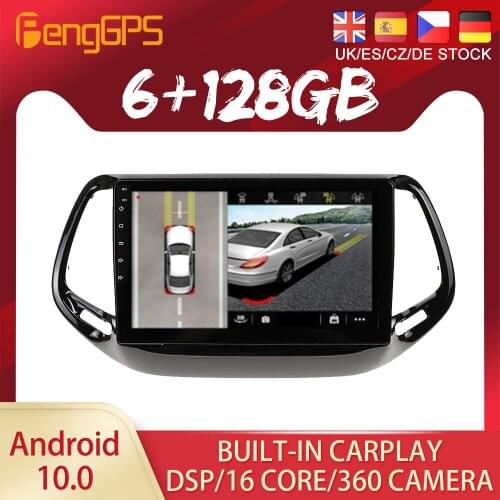 Android 10 PX6 DSP For JEEP Commander 2016 2017-2019 Car DVD GPS Navigation Auto Radio Stereo Video Multimedia Player HeadUnit