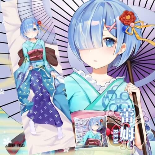 Anime Game Re:Zero Rem Sexy Dakimakura Hugging Body Pillow Case Otaku Male Pillow Cushion Cover Bed linings Xmas Gifts New SM