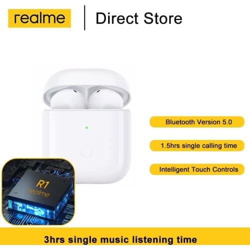 Realme Buds Air Neo Tws Bluetooth 5.0 Ture Wireless Earbuds Touch Control Sport Earphones Bass Boost Driver R1 Chip Headset