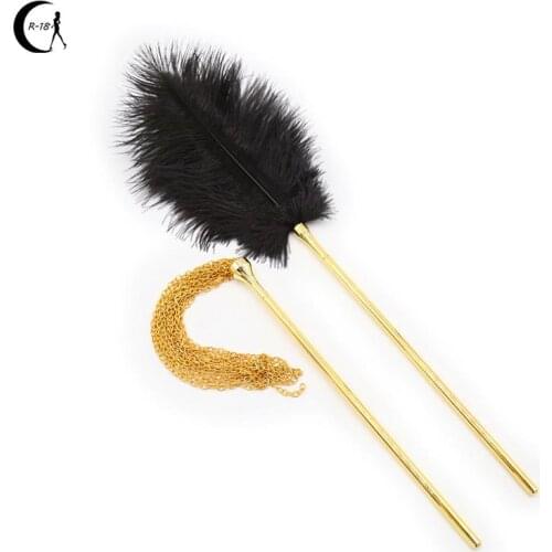 Adult SM Sex Toys Metal Alloy Chain Tassel Short Horse Riding Whip Crop Anal Plug Handle Leather Whip For Adult Punish Sex Game