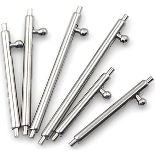 10pcs Stainless Steel Quick Release Watch Band Single Switch Spring Bars 16mm 18mm 20mm 22mm 24mm Strap Link Pin