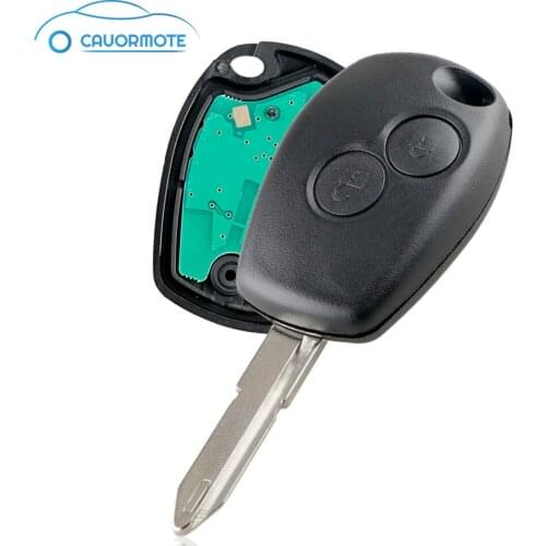 Central Locking Car Remote Key For Renault Megane Clio Kangoo Logan 2 Buttons Electronic 7946 Chip 434MHZ Car Key Fob