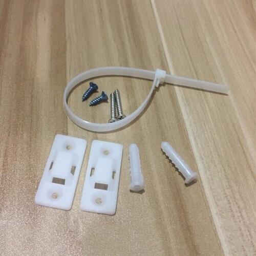 Furniture anti-inverted hardware 10set package self-locking nylon cable ties base + tie + screws + expansion screws