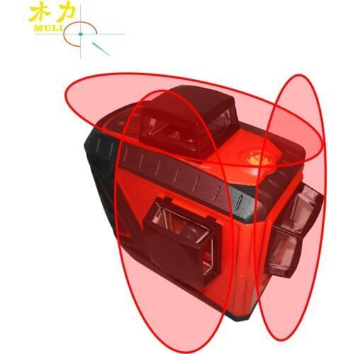 Muli New 93T Infrared Spirit Level Lasers 3D12 Line Laser Line Casting Instrument 360 Degree Tile Wall Squeegee Touch Slash