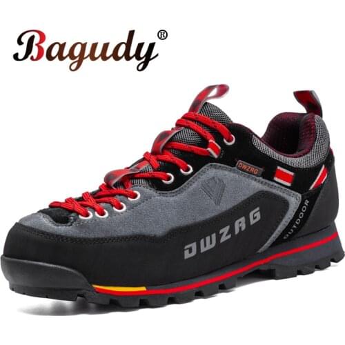 Men Leather Casual Shoes Outdoor Non-slip Waterproof Leather Sneakers Hight Quality Male Hiking Sport Shoes Men Running Shoes 47
