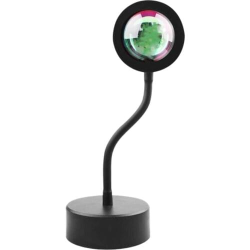 Projection Atmosphere Lamp LED Night Light,360 Degree USB Projector Photography Lamps for Bedroom Room Studio