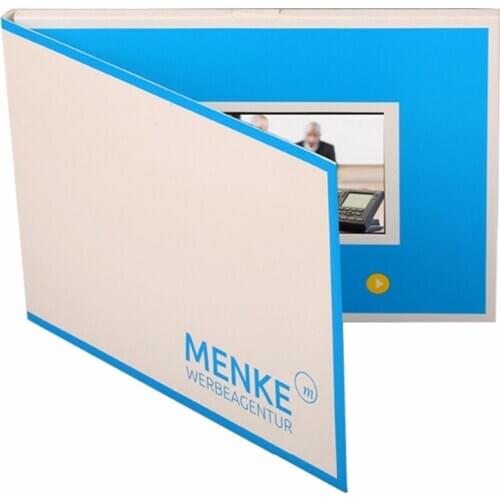 Professional customizat 4.3inch Video Brochure Cards for Presentations Digital video frame Screen Video Greeting cards on sale