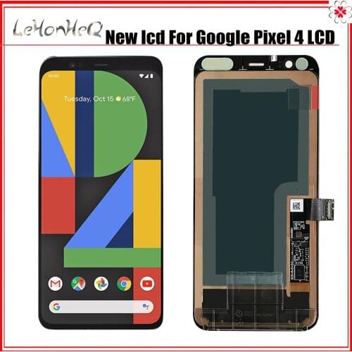 Tested AMOLED LCD For Google Pixel 4 LCD Display Touch Screen Digitizer Assembly Replacement LCD For Google Pixel4 Display