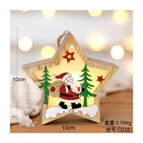 Christmas Decoration Nordic Wood Craft Christmas Table Decorations Home Decorations For Christmas Santa Snowman Gift Box
