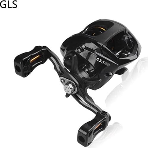 2021 new GLS Fishing Reel 10KG Drag Baitcasting Fishing Reel 6.3:1 Gear Ratio Magnetic Brake System Casting Reel Fishing Coil