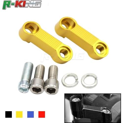 Mirror riser extenders spacers For KAWASAKI Z250 Z300 Z650 Z900 Z900RS Z800 Z1000 Z750 ER-6N ER-6F extension adapter adaptor