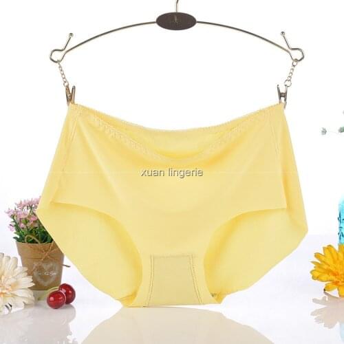 Women Sexy panties mid Waist Bowknot soft Crotchless Briefs XXXL Underwears Thongs Ladys tangas women sexy Dropshipping