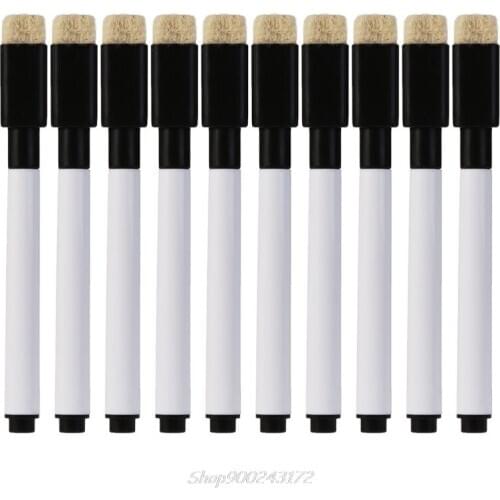 10 Pcs Magnetic Whiteboard Pen Erasable Marker Office School Stationery Supplies Jy27 20 Dropship