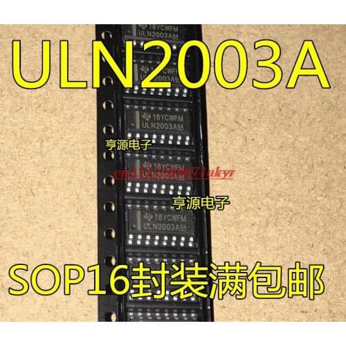 5pcs 10pcs New ULN2003 ULN2003A ULN2003ADR ULN2003AG SOP16 patch 16 feet