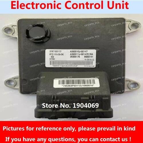 Engine Computer Board B6002141 A360010J-G0147 DFM7160G11CB 28306176 MT22 ECU B6000531 A360010JX0109 DFMA1640 For Dongfeng foison