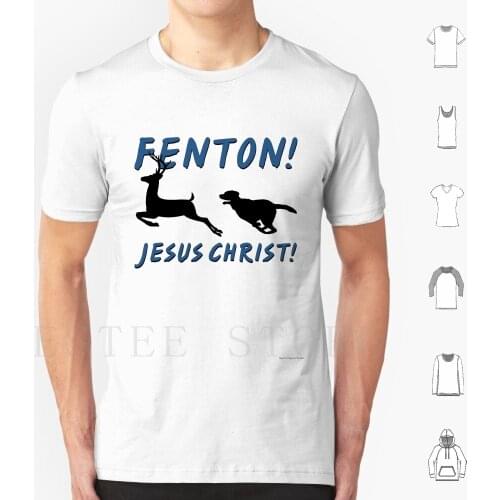 Fenton! Jesus Christ! T Shirt Print Cotton Viral Funny Cool Retro Geek Nerd Youtube