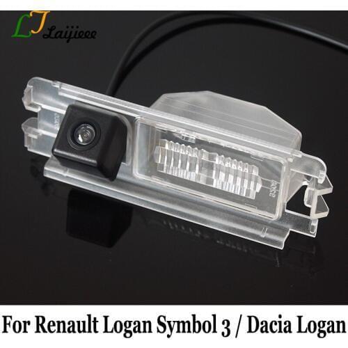 Reverse Camera For Renault Logan Tondar 90 Symbol III / With Power Relay HD Night Vision Rear View Camera For Dacia Logan I II