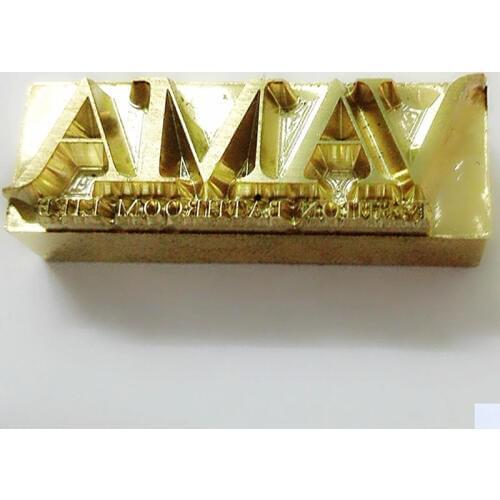 Metal Brass Mould Wood Leather Stamp Custom Logo Design Tool Branding Plates Plastic Cake Bread Mold Heating Embossing